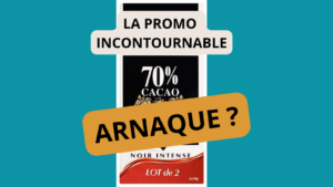 lot de 2 tablettes de chocolat 70 %